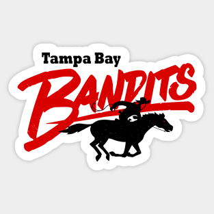 Retro Tampa Bay Bandits Footballo Sticker